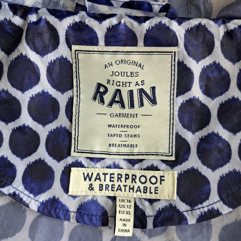 Joules $75 rain & wind jacket - Picture 2 of 14